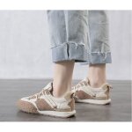 Baskets femme - ecelen - forrest - cuir - marron - lacets - plat Baskets femme - ecelen - forrest - cuir - marron - lacets - plat