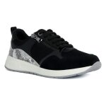 Basket femme geox d bulmya - noir - 38 eu - synthétique - plat - zip Basket femme geox d bulmya - noir - 38 eu - synthétique - plat - zip