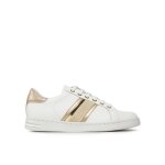 Baskets femme geox jaysen - blanc - cuir - lacets