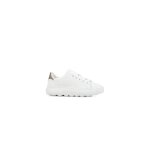 Baskets femme geox spherica ec4 - geox - blanc - femme - cuir - lacets - plat