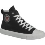 Basket femme guess ederla montante en toile noire. - 35
