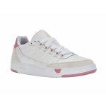 Baskets femme k - swiss set pro - blanc - cuir - lacets