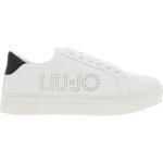 Baskets femme - liu jo - blanc - compens - lacets