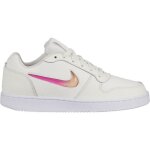 Baskets femme - nike - nike ebernon low premium - blanc - lacets - plat - synth�tique