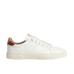 Baskets femme - pepe jeans kenton class pls31537 - blanc - synth�tique - lacets