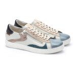 Baskets femme - pikolinos - lanzarote - blanc - cuir - lacets