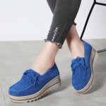 Baskets femme printemps chaussures décontractées en cuir suédé pour femmes chaussures antidérapantes ... Baskets femme printemps chaussures décontractées en cuir suédé pour femmes chaussures antidérapantes ...
