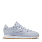 Baskets femme - reebok - classic - cuir gris - lacets - plat Baskets femme - reebok - classic - cuir gris - lacets - plat
