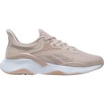 Basket femme - reebok - hiit tr 3 - beige - lacets - semelle en caoutchouc