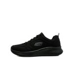 Baskets femme skech - lite pro - cit de skechers - noir lacets dessus synthtique
