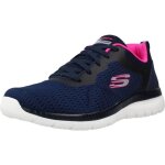 Basket femme - skechers - 99774 - bleu - lacets - confortable Basket femme - skechers - 99774 - bleu - lacets - confortable