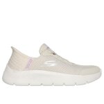 Baskets femme skechers go walk flex - skechers - go walk flex - blanc - lacets - plat