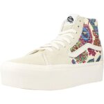 Basket femme - vans - 130298 beige - textile - lacets