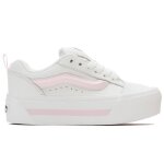 Baskets femme vans knu stack blanc - textile - lacets