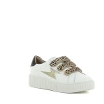 Baskets femme - vanessa wu - 21ms6708 - 46919 - clair lopard - scratchs blancs - talon plat