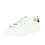 Baskets femme victoria 125104 - sneakers en cuir avec empicement glitter prune