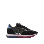 Baskets femme victoria cometa multimaterial - noir - 37 - effet cuir - confortables et lgres