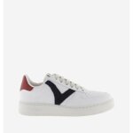 Basket femme victoria madrid efecto - blanc / bleu marine - 41