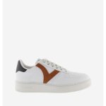 Basket femme victoria madrid efecto - blanc / rouge - 41 - victoria - synthtique - lacets