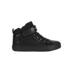 Baskets fille geox kalispera - noir - lacets - geox