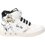 Baskets fille geox skylin - blanc / noir - taille 28 - fermeture à lacets - tige synthétique Baskets fille geox skylin - blanc / noir - taille 28 - fermeture à lacets - tige synthétique