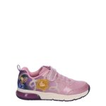 Baskets fille geox spaceclub - rose - femme - pink / lt prune - geox - enfant - plat