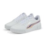 Baskets fille puma carina 2. 0 holo - blanc / argent