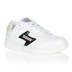 Le temps des cerises baskets flash white blanc / noir femme