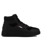 Baskets garon fila arcade mid - noir - lacets - synthtique