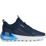 Baskets geox - activart illuminus sneakers - garon - lacets - dessus / tige synthtique - bleu