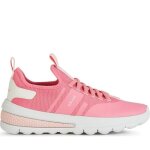 Baskets - geox - activart sneakers lt coral white - fermeture lacets - fille - orange