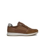 Baskets geox avery - geox - homme - cognac - zip