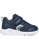 Baskets geox b454uc 01454 c4002 bleu garon - marque geox - modle sprintye sneakers navy - couleur bleu ...