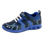Basket geox garons j dakin b. c - print. dbk + text - navy / royal
