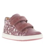 Baskets - geox - fille - cuir - roses - scratch Baskets - geox - fille - cuir - roses - scratch