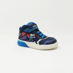 Baskets geox j grayjay boy - mixte - blanc - lacets - leds intgres
