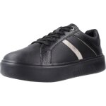 Baskets geox d nhenbus noir - femme - lacets - plat - synthtique