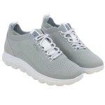 Basket geox spherica - femme - gris - lacets - semelle ultra - amortissante - confort exceptionnel