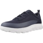 Baskets geox u spherica bleu - homme - lacets - plat