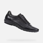 Baskets geox uomo noir homme - semelles evergreen brevetes pour une thermorgulation naturelle