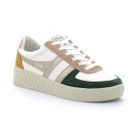Baskets gola grandslam trident dor� - homme - cuir - lacets