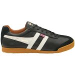 Baskets gola harrier elite - homme - cuir - noir / off white - lacets - plat Baskets gola harrier elite - homme - cuir - noir / off white - lacets - plat