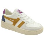 Baskets gola harrier strap - homme - blanc - gola - white / sun / foxglove - adulte - plat - lacets - ...