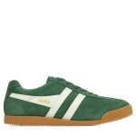 Baskets - gola - harrier suede - cuir / textile - lacets - vert