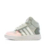 Baskets grise fille adidas hoops mid 2. 0 i