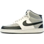Baskets - nike - court vision mid - gris / blanc - chaussures montantes - tige synthtique
