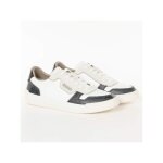 Basket guess homme essentials blanc cuir