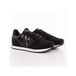 Basket - armani exchange - femme - line ax - noir - polyester