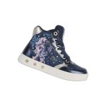 Basket montante cuir geox skylin - marine / platinium Basket montante cuir geox skylin - marine / platinium
