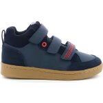 Basket haute - kickers - bilbon velc - garon - cuir - scratch